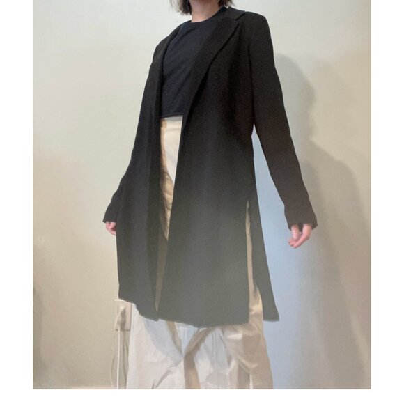 Long blazer with side splits - Picture 3 of 7